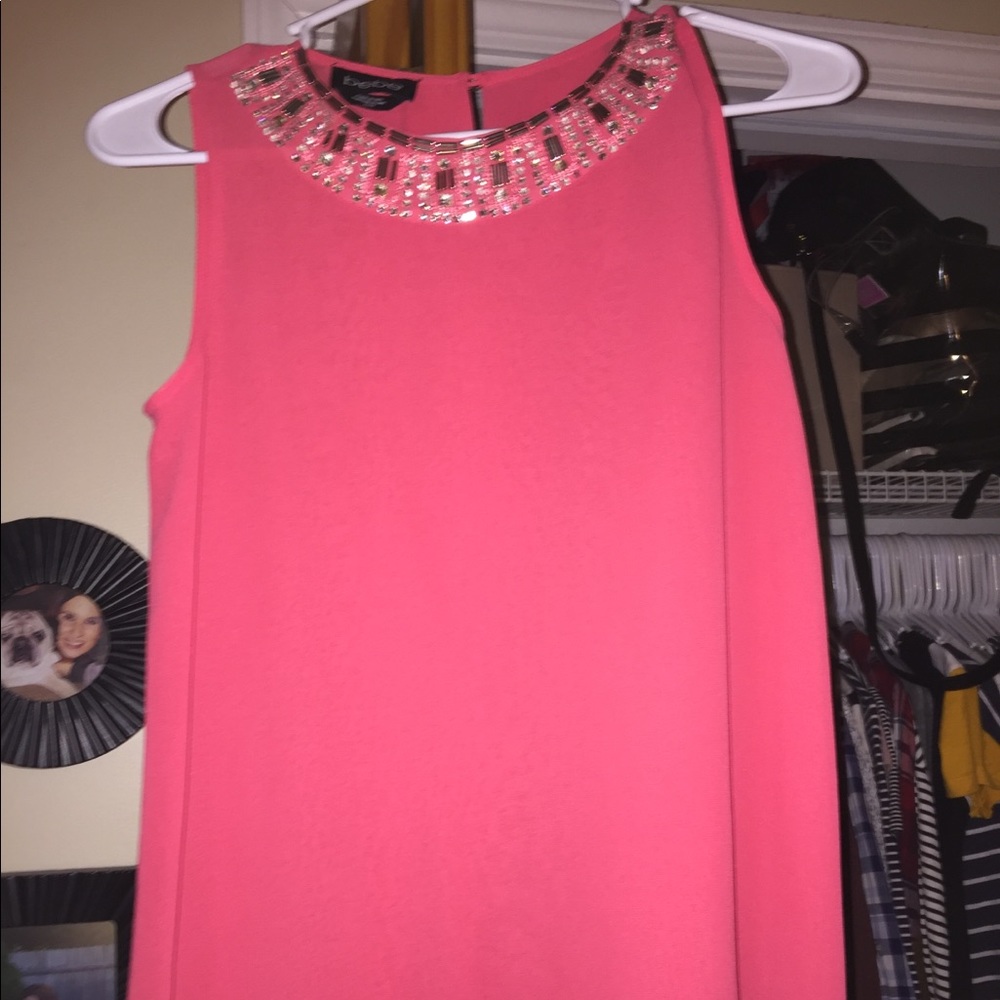 Bebe Blouse, sheer back